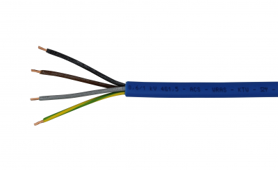 Kabel Trinkwasser Clean Cable Round 4G 2,5mm² blau (DVGW)