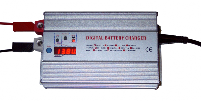 Elektronisches 10A-Batterieladegerät SC-1210