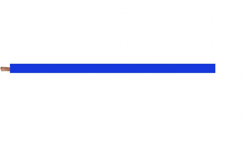 Sondenkabel Trinkwasser Clean Cable Round 1 x 2,5mm² blau (DVGW)