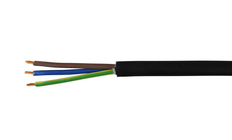 Cable HELUPOWER® H07RN-F LS0H negro 3 G 1,5 mm²