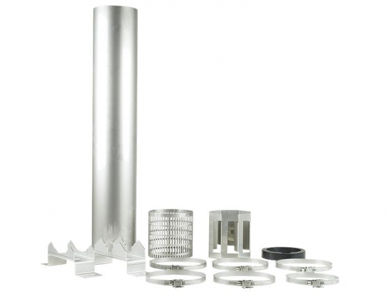 Kühlmantel komplett mit Sieb und Stützwinkel / Auflageschellen Grundfos für 3 Zoll SQ/SQE Pumpen Kit-Nr. 97535677